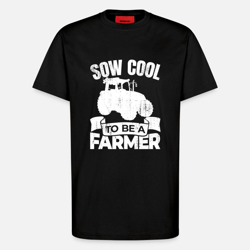 So Cool ein Bauer zu sein - T-Shirt - made by SPREAD - SOLID BLACK