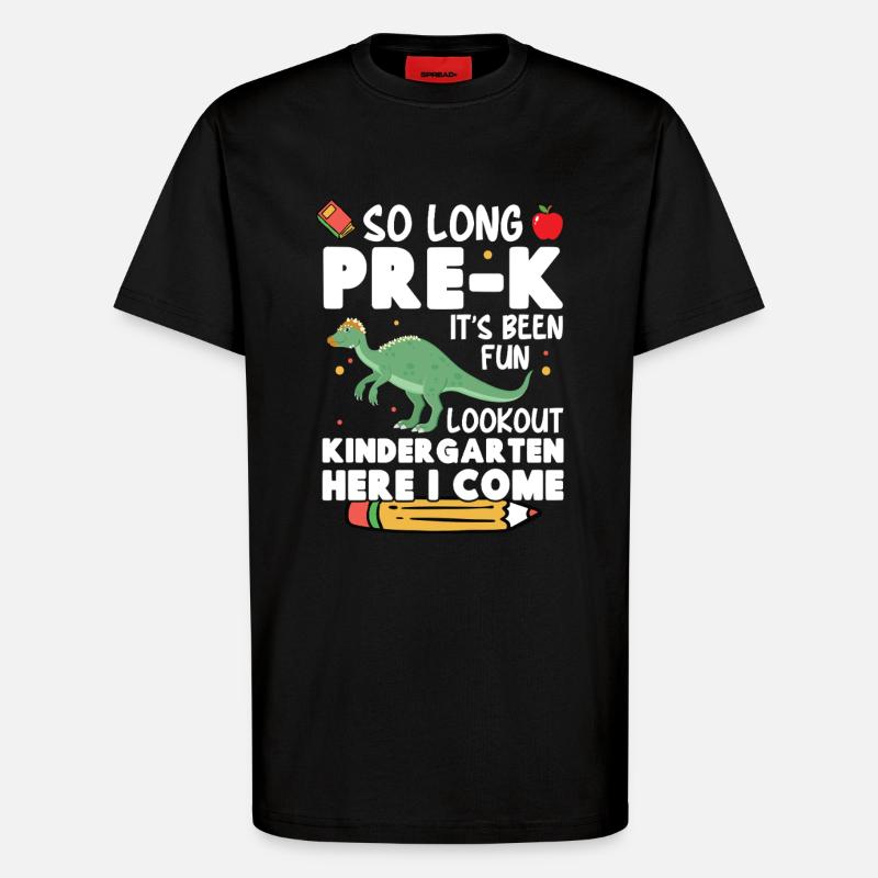 Dinosaurier-Kindergartenkostüm mit - T-Shirt - made by SPREAD - SOLID BLACK