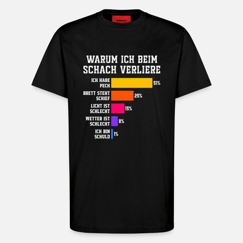 Why I lose at squash Squash - T-Shirt - made by SPREAD - SOLID BLACK