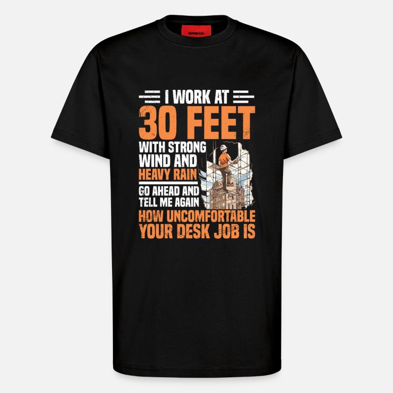 Scaffolding Worker Construction Team Scaffolder - T-Shirt - made by SPREAD - SOLID BLACK
