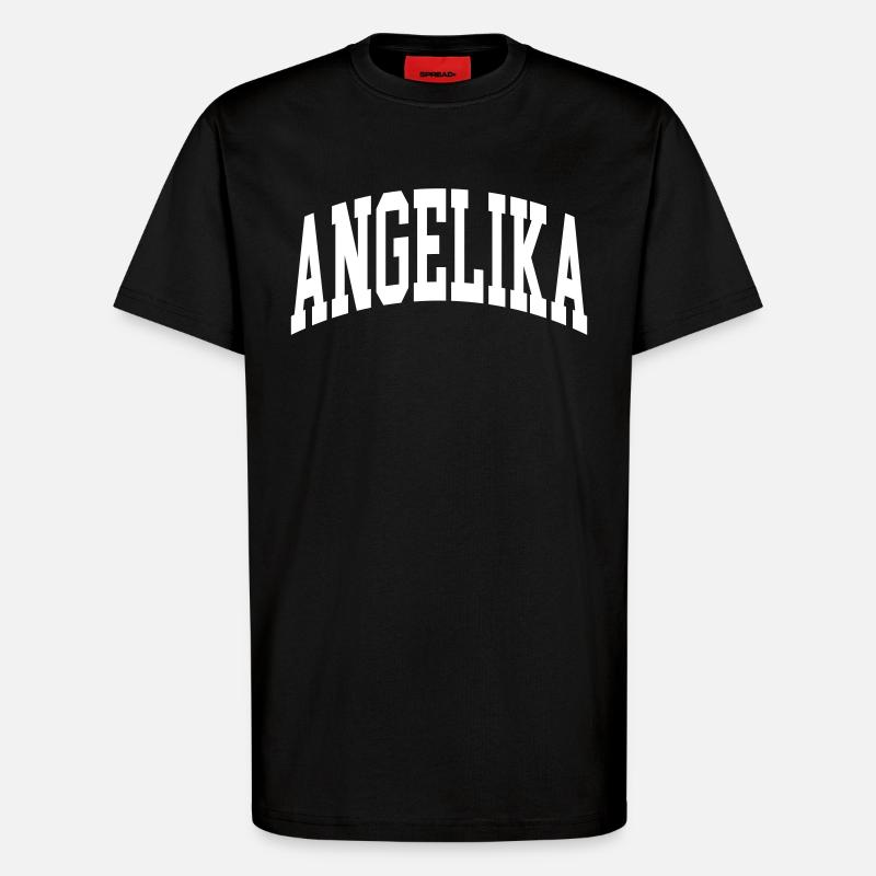 Angelika - T-Shirt - made by SPREAD - SOLID BLACK