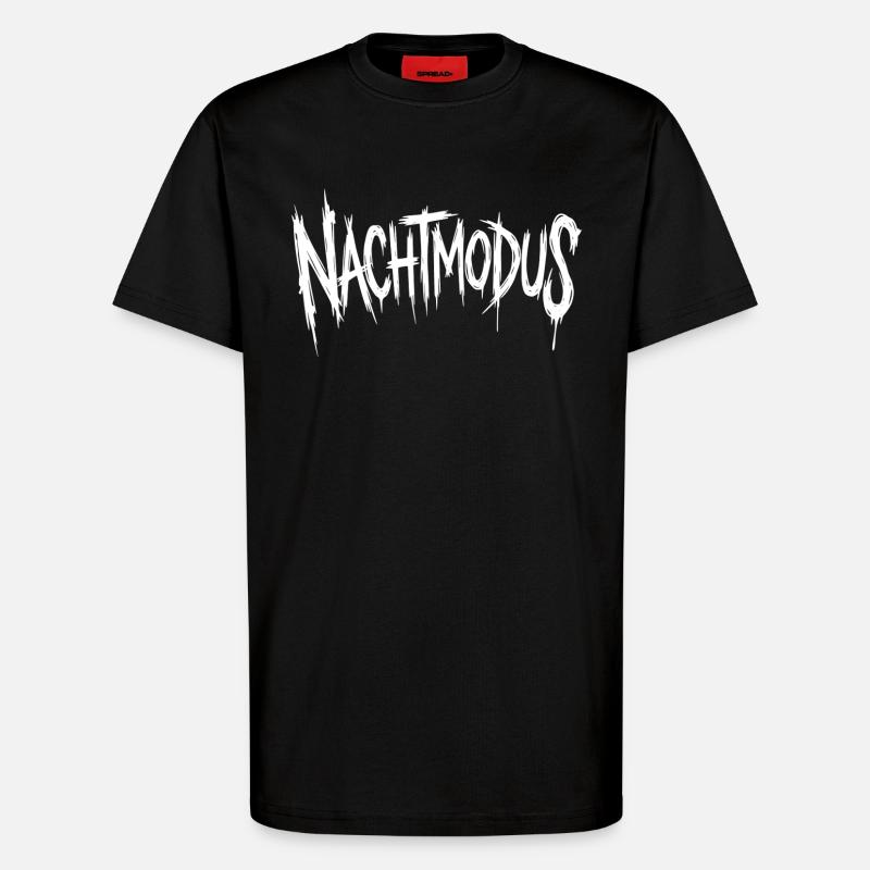 Nachtmodus - T-Shirt - made by SPREAD - SOLID BLACK