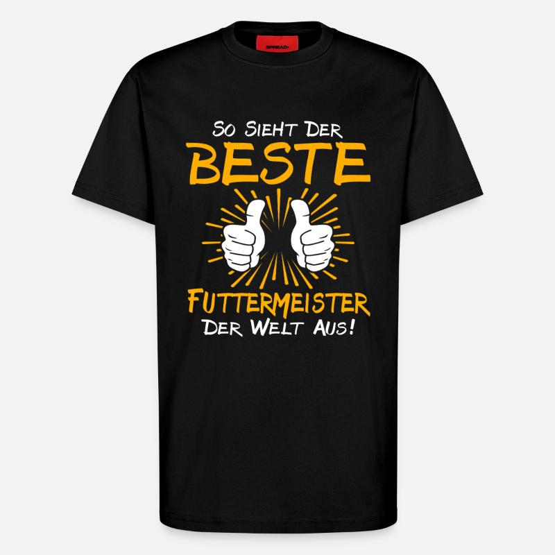 Futtermeister Geschenkidee - T-Shirt - made by SPREAD - SOLID BLACK