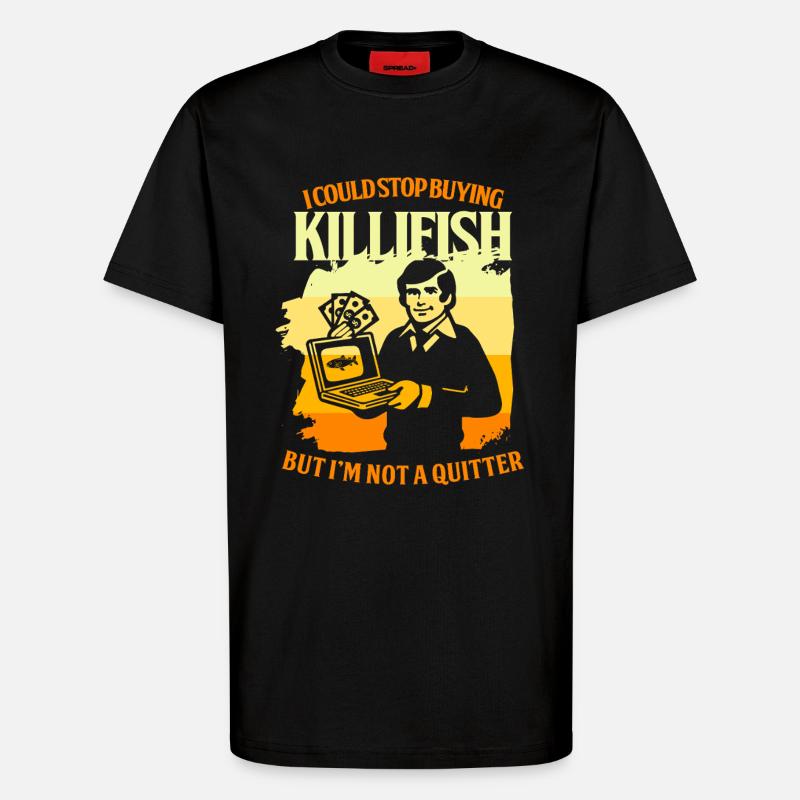 Zahnkarpfen Killfisch Zahnkärpflinge - T-Shirt - made by SPREAD - SOLID BLACK
