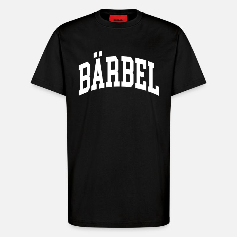Bärbel - T-Shirt - made by SPREAD - SOLID BLACK