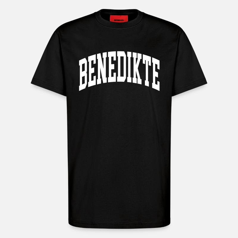 Benedikte - T-Shirt - made by SPREAD - SOLID BLACK