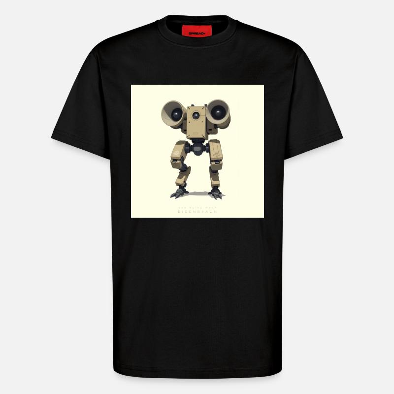 OBM_Eigenbraun - T-Shirt - made by SPREAD - SOLID BLACK