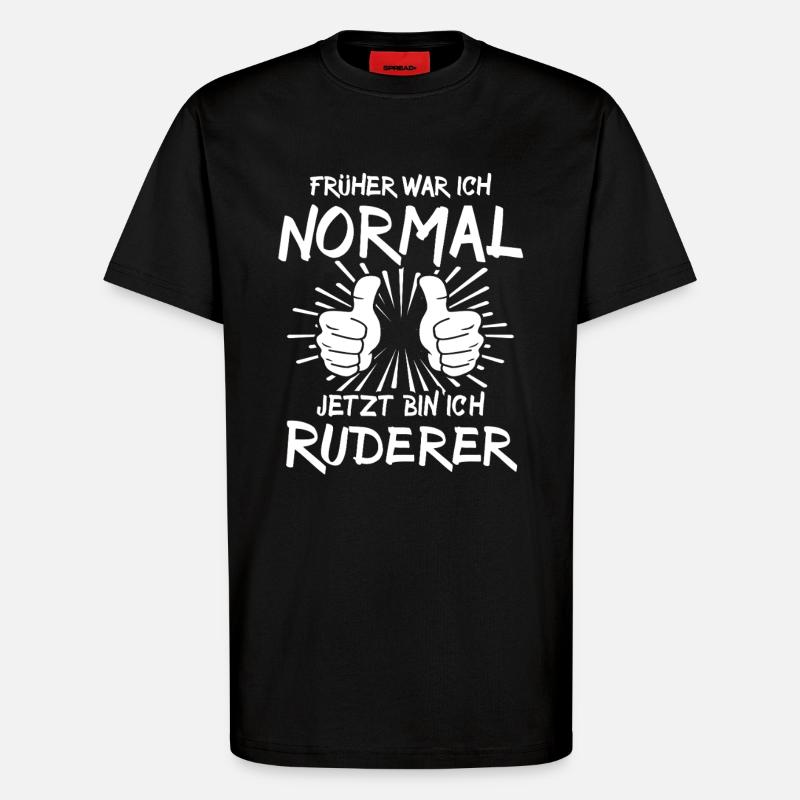 Ruderer - T-Shirt - made by SPREAD - SOLID BLACK