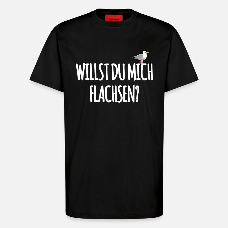 Hamburger Spruch - T-Shirt - made by SPREAD - SOLID BLACK