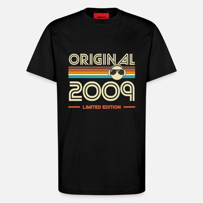 Originale limitierte Edition 2009 - T-Shirt - made by SPREAD - SOLID BLACK
