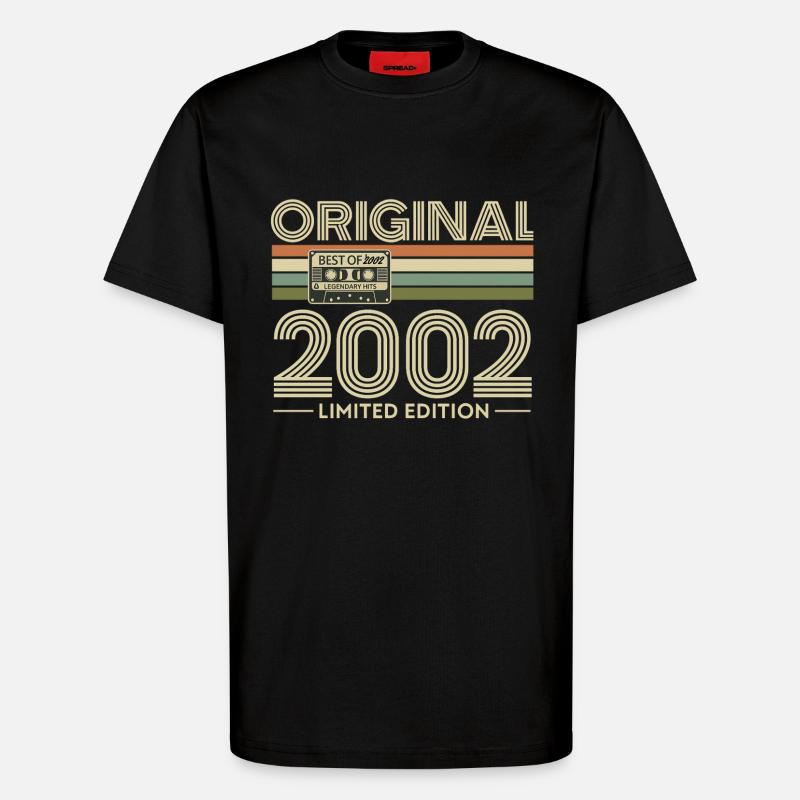 Originale limitierte Edition von 2002 - T-Shirt - made by SPREAD - SOLID BLACK