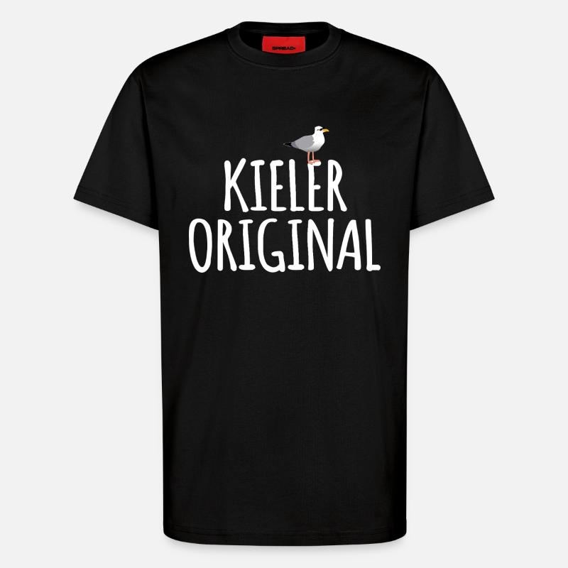 Kieler Original - T-Shirt - made by SPREAD - SOLID BLACK