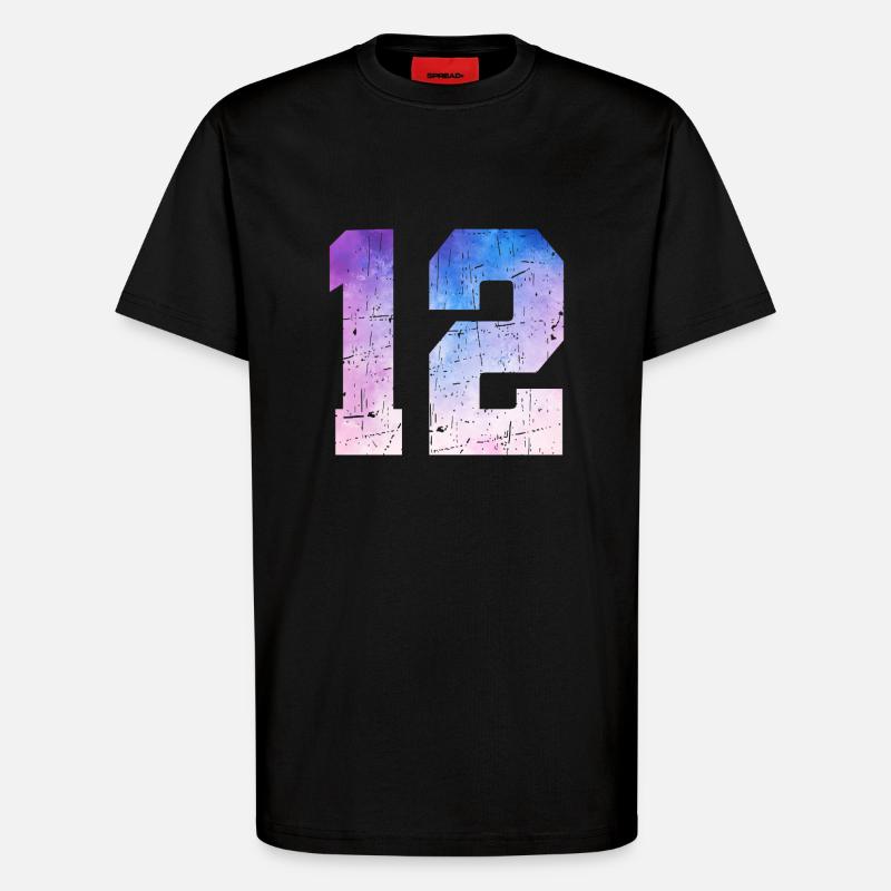 Issue 12 – 12th Anniversary Gift - T-Shirt - made by SPREAD - SOLID BLACK