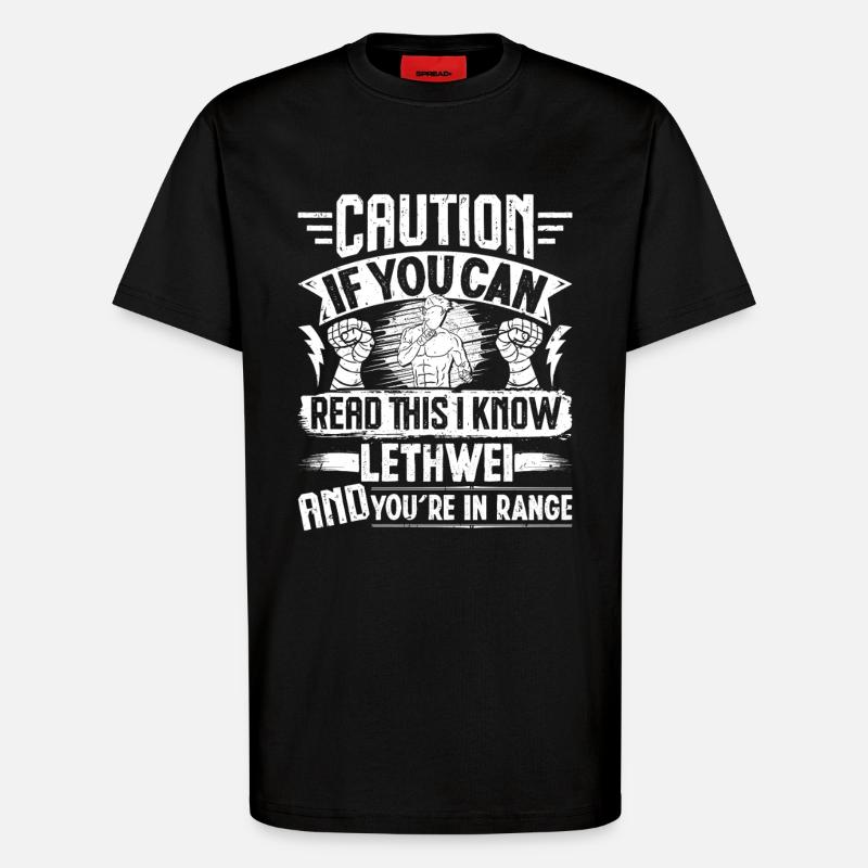 Lethwei-Krieger Myanmar Boxtraining Burmesen - T-Shirt - made by SPREAD - SOLID BLACK