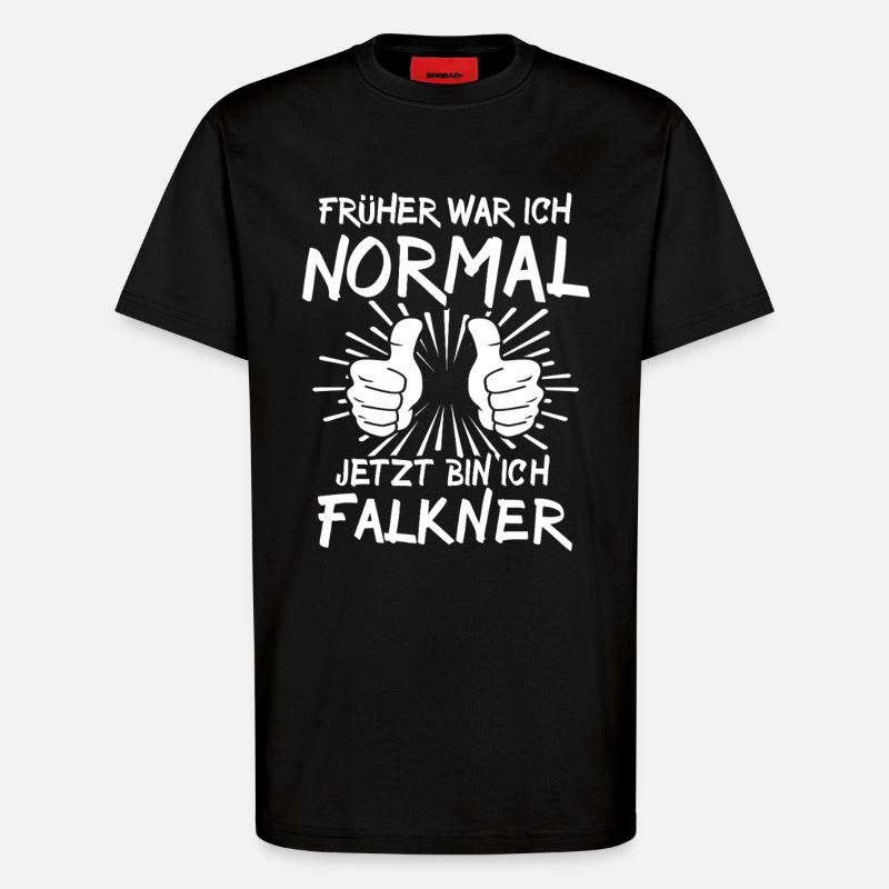 Falkner - T-Shirt - made by SPREAD - SOLID BLACK