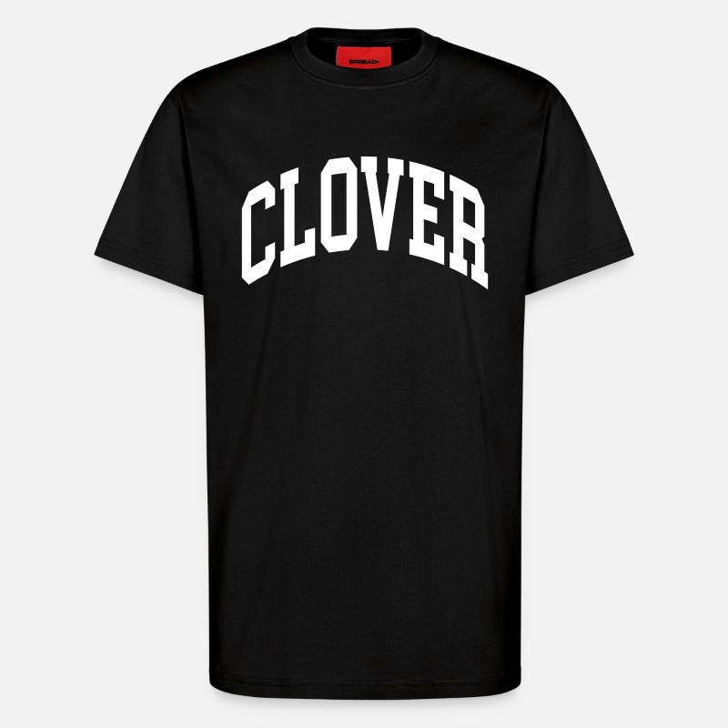 Trèfle - T-shirt bio décontracté fabriqué en UE - SOLID BLACK