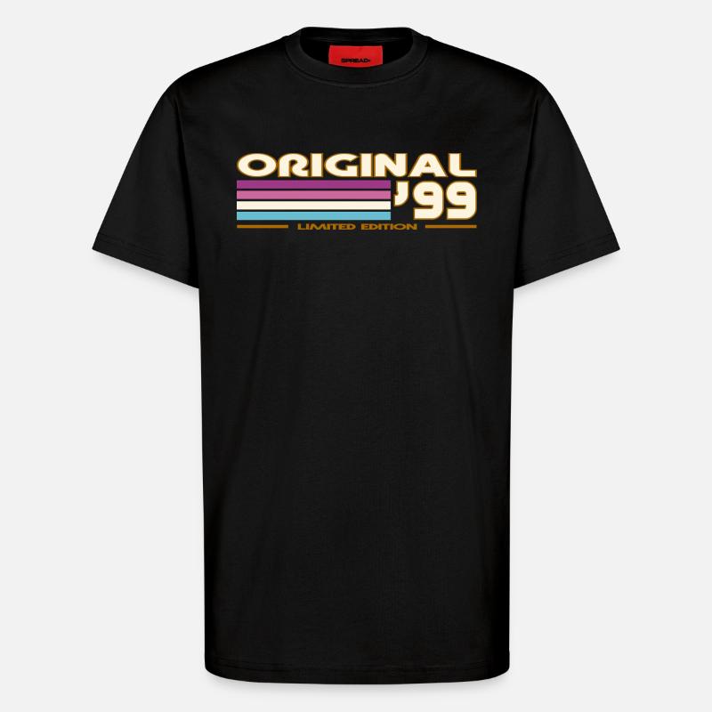 1999 - T-Shirt - made by SPREAD - SOLID BLACK