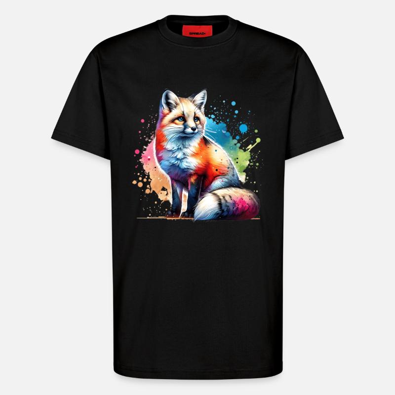 Swiftfuchs Geschenk - T-Shirt - made by SPREAD - SOLID BLACK