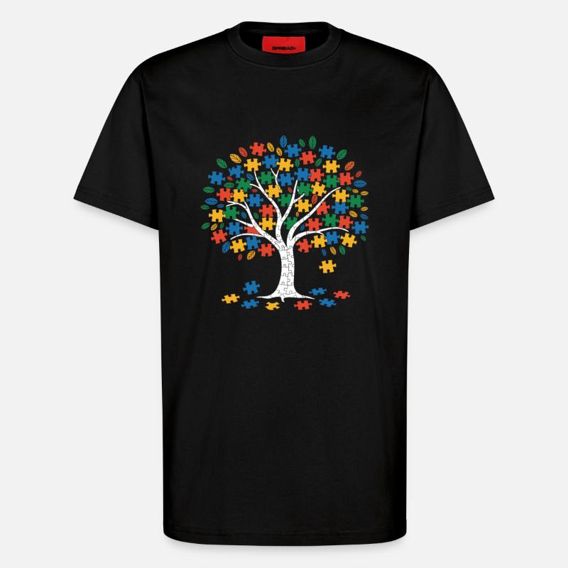 Autismus - T-Shirt - made by SPREAD - SOLID BLACK