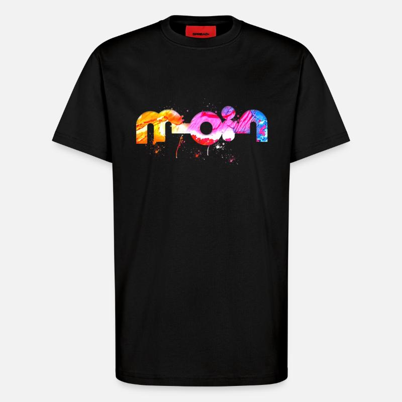 Hello - T-Shirt - made by SPREAD - SOLID BLACK