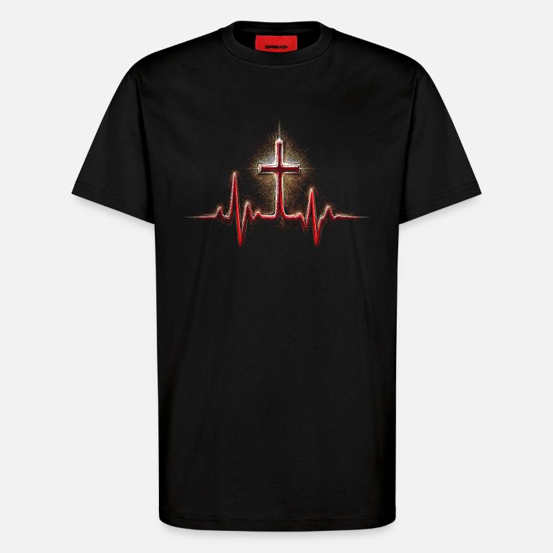 Aumônier, clerc, pasteur - T-shirt bio décontracté fabriqué en UE - SOLID BLACK
