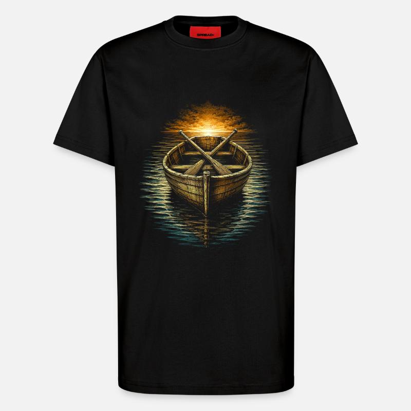 Chaplain, Cler, Pastor Boot - T-Shirt - made by SPREAD - SOLID BLACK