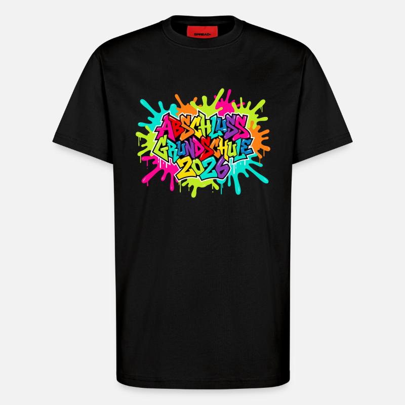 Grundschule Abschluss 2026 - T-Shirt - made by SPREAD - SOLID BLACK