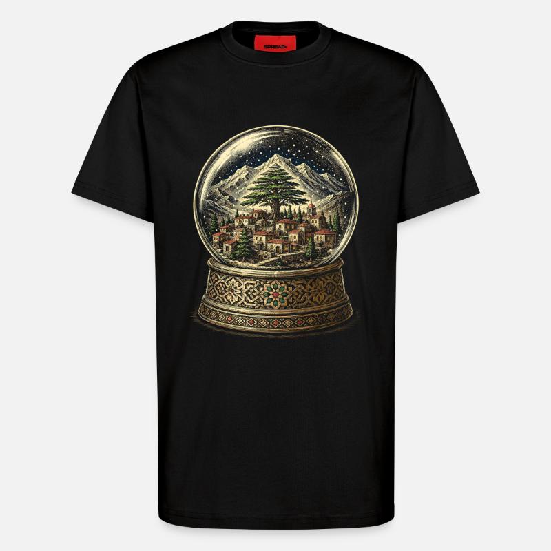 Libanon Libanese - T-Shirt - made by SPREAD - SOLID BLACK