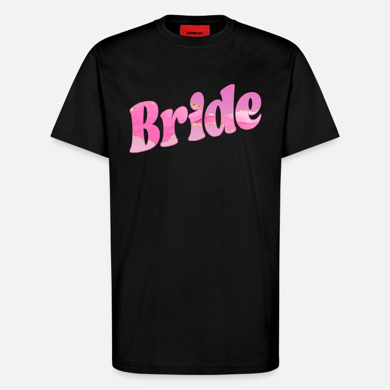 Brauthochzeit - T-Shirt - made by SPREAD - SOLID BLACK