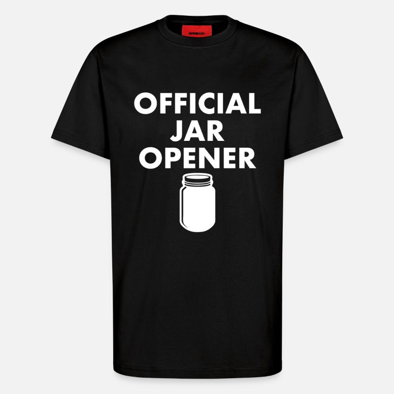 Offizieller Jar Opener - T-Shirt - made by SPREAD - SOLID BLACK