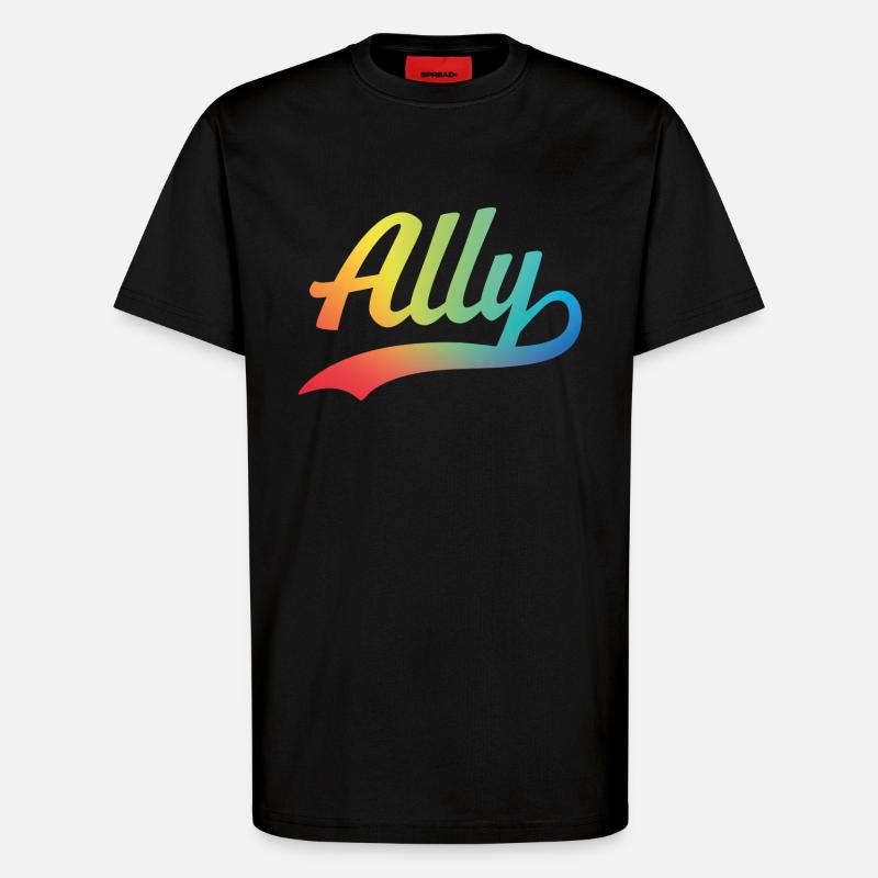 Verbündeter - T-Shirt - made by SPREAD - SOLID BLACK