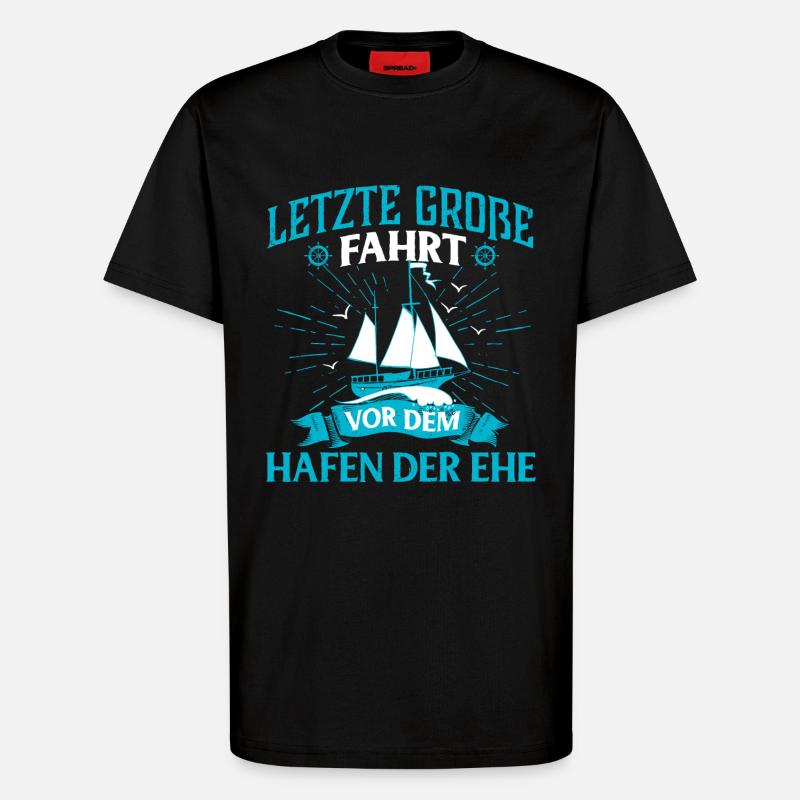 Junggesellenabschied Ehe - T-Shirt - made by SPREAD - SOLID BLACK