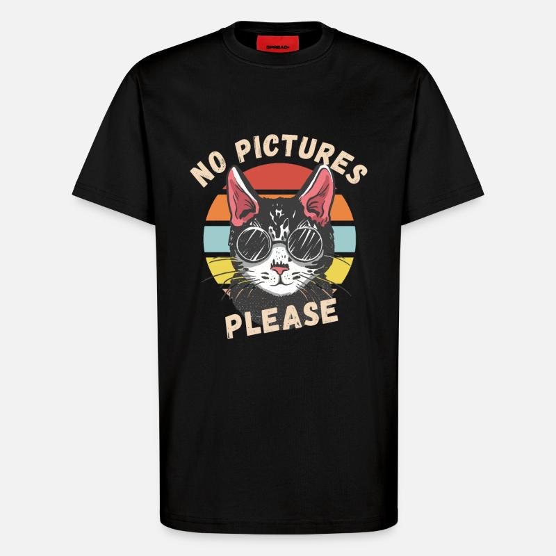 Keine Bilder bitte - T-Shirt - made by SPREAD - SOLID BLACK