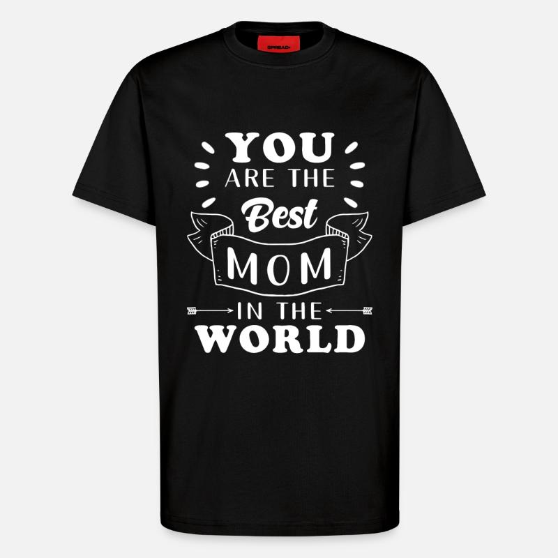 Weltbeste Mama - T-Shirt - made by SPREAD - SOLID BLACK