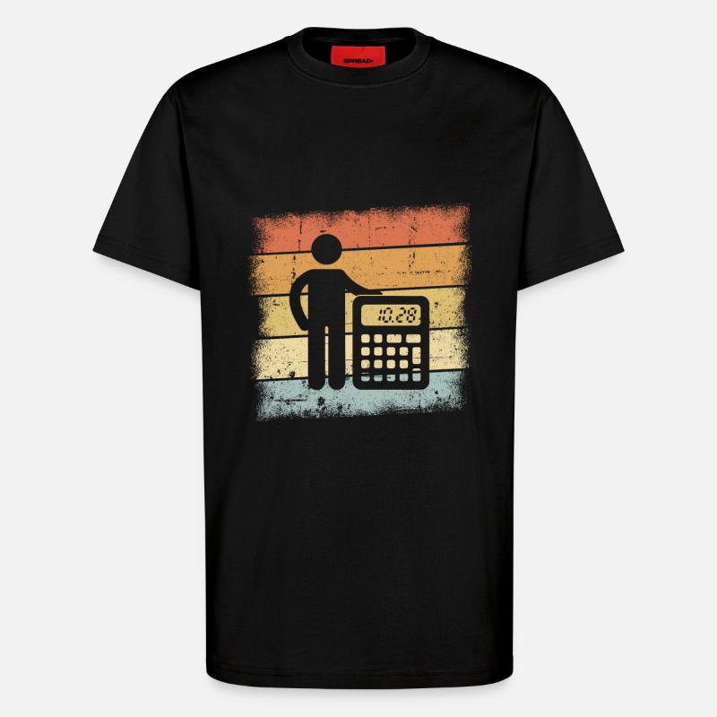 Buchhalter Geschenk - T-Shirt - made by SPREAD - SOLID BLACK