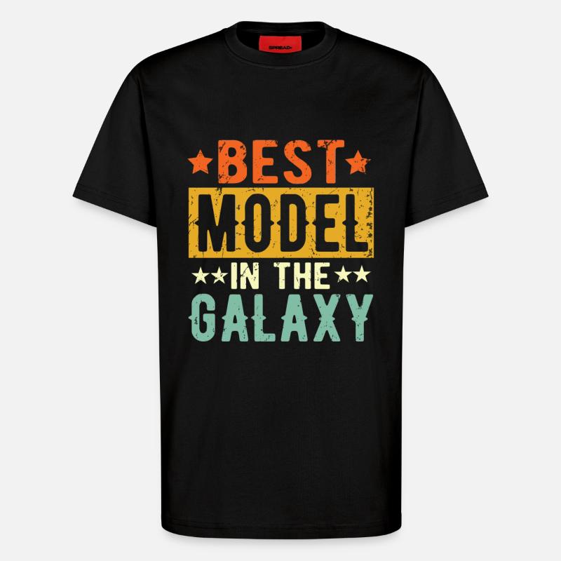 Best Model ever Model Geschenk - T-Shirt - made by SPREAD - SOLID BLACK