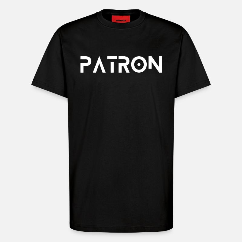 El Patron – Le look du chef - T-shirt bio décontracté fabriqué en UE - SOLID BLACK
