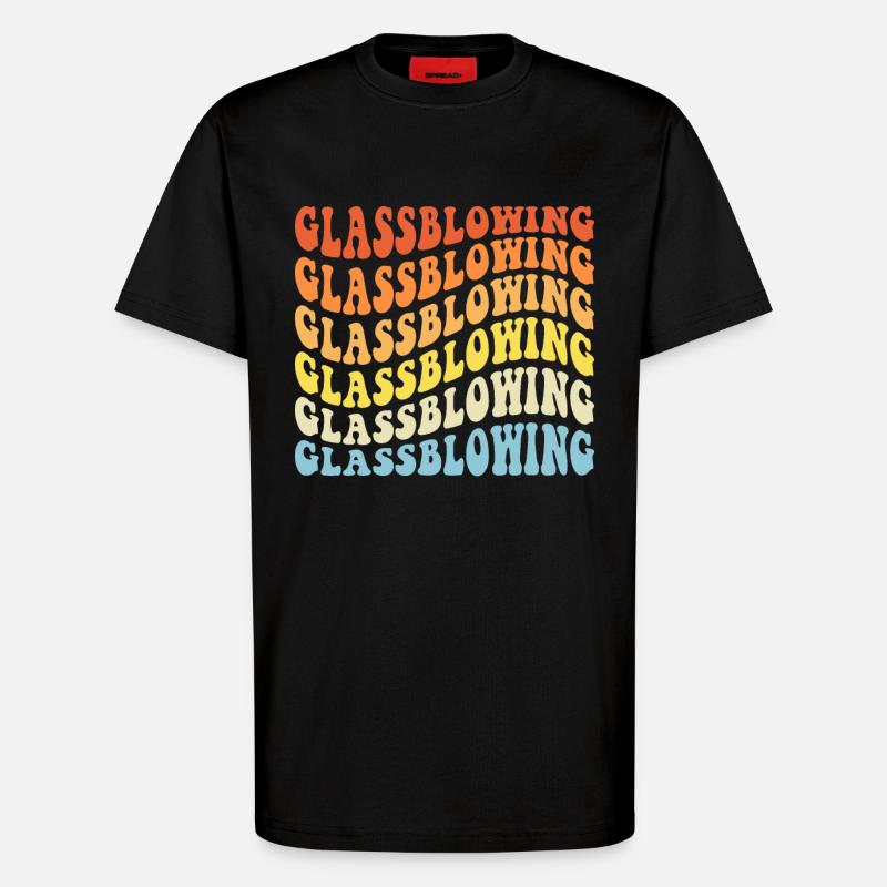 Glasbläser - T-Shirt - made by SPREAD - SOLID BLACK