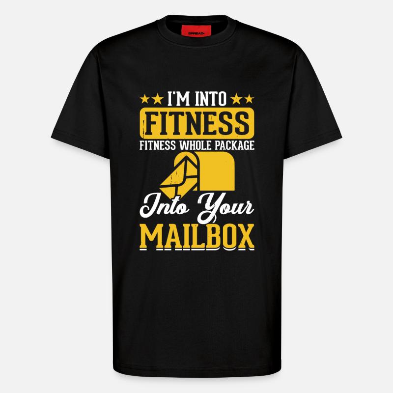 Postman Postman Postman - T-Shirt - made by SPREAD - SOLID BLACK