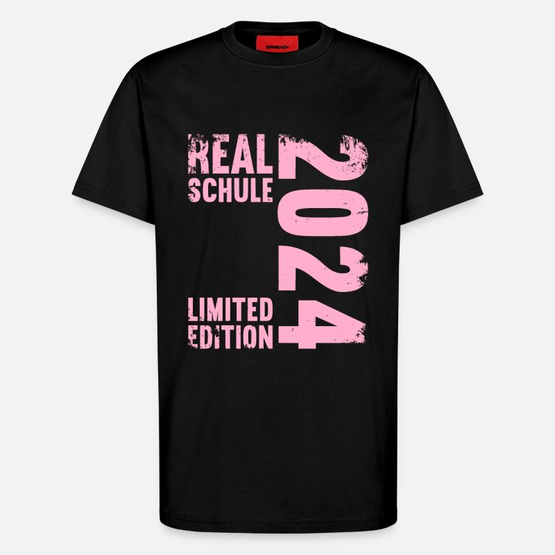 Lycée Jeunes Filles Lycée 2024 - T-shirt bio décontracté fabriqué en UE - SOLID BLACK