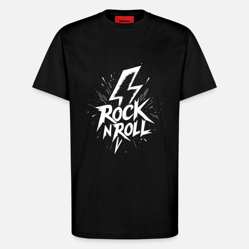 Rock 'n' Roll Blitz - T-Shirt - made by SPREAD - SOLID BLACK