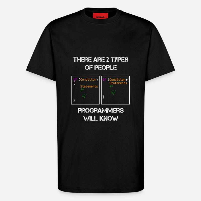 programmer6 - T-Shirt - made by SPREAD - SOLID BLACK
