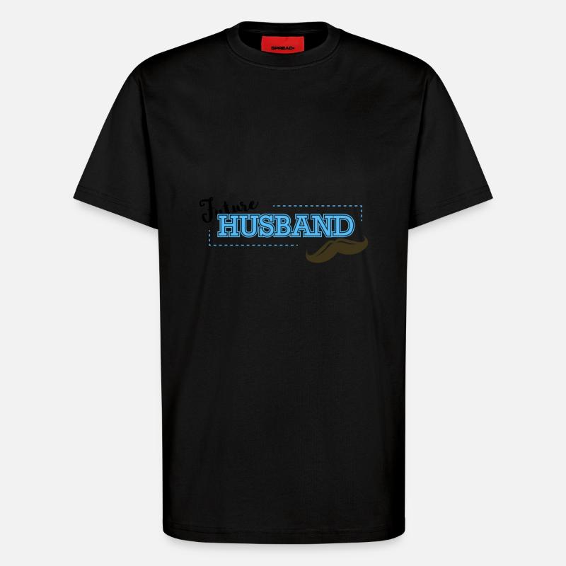 Wedding - Future Husband - Gift - T-Shirt - made by SPREAD - SOLID BLACK