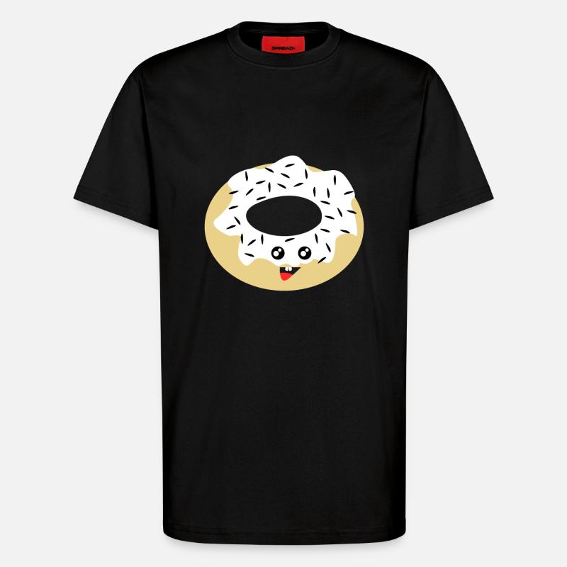 Donut - T-Shirt - made by SPREAD - SOLID BLACK