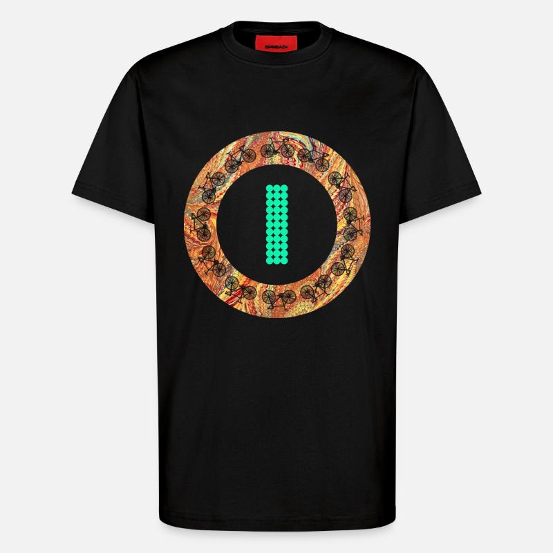 fahrrad e 22 i - T-Shirt - made by SPREAD - SOLID BLACK