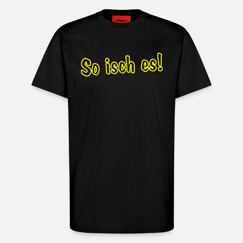 C’est comme ça ! - T-shirt bio décontracté fabriqué en UE - SOLID BLACK