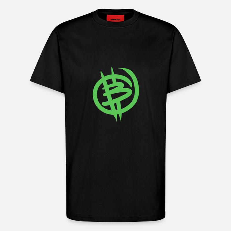 Bitcoin Cash - T-Shirt - made by SPREAD - SOLID BLACK