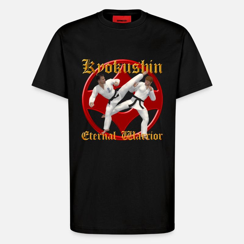 Kyokushin Krieger - T-Shirt - made by SPREAD - SOLID BLACK