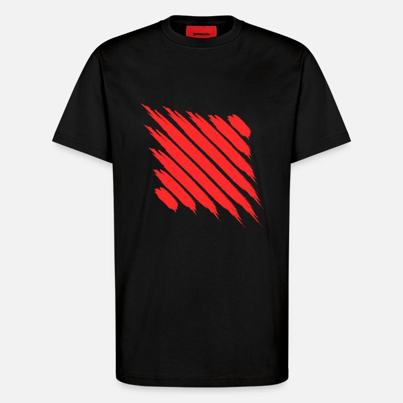 Abstrakt modern Kunst - T-Shirt - made by SPREAD - SOLID BLACK