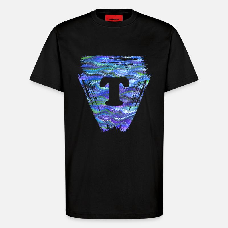 Triangle E 103 T - T-Shirt - made by SPREAD - SOLID BLACK